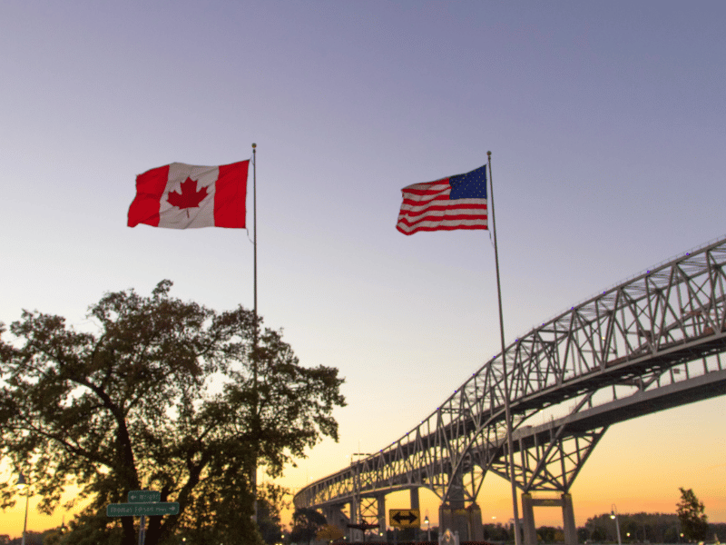 US Canada Border