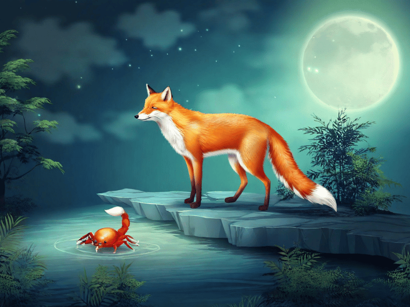 Fox and Scorpion