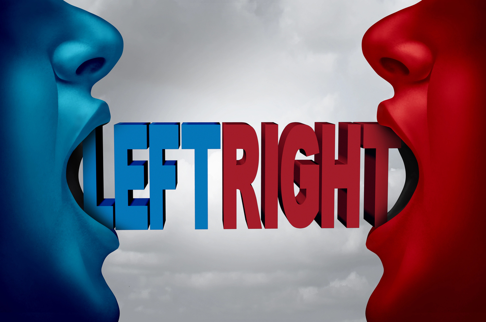 Left and Right Arguing