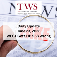 WECT Gets HB 958 Wrong - June 23, 2026