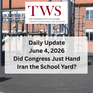 Did Congress Just Hand Iran the School Yard? Daily Update June 4, 2026